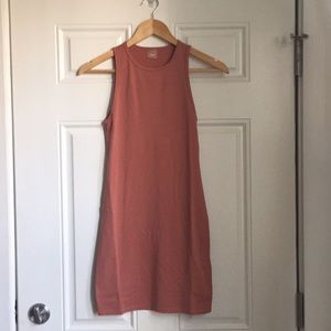 Aritzia dusty rose colored tank dress